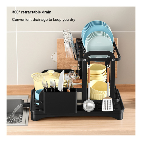 Soporte Organizador Para Fregadero, Escurridor De Platos