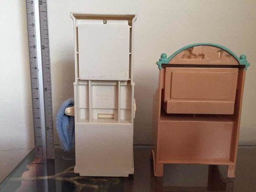 Muebles Para Muñecas / Lavabo Y Escritorio (Usado)