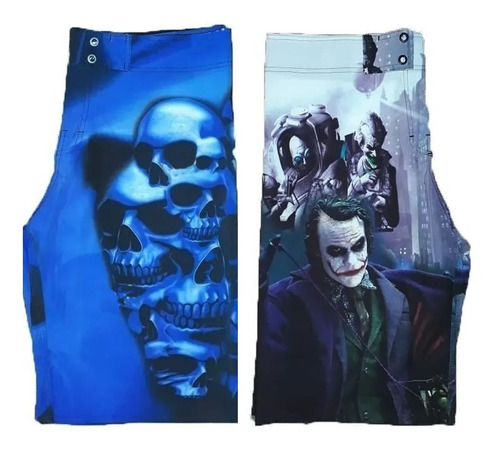 Imagem 5 de 8 de Kit 4 Bermudas De Marca Masculina Shorts Tactel Surf Praia