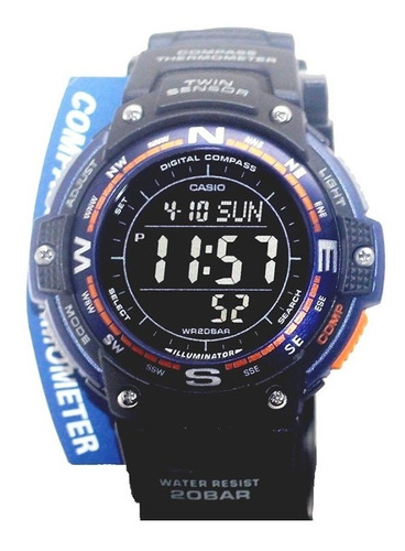 Reloj Casio Sgw100-2 Brujula Termometro 200m Somos Tienda 