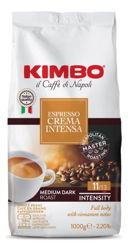 Cafe Italiano Kimbo Crema Intensa 1kg Grano Entero
