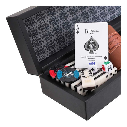 Casino Clásico Frengie® Poker Con Fichas, Barajas Bicycle