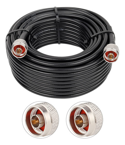 Cable De Extensin Coaxial Kmr240 De 50 Pies N Macho A N Mach