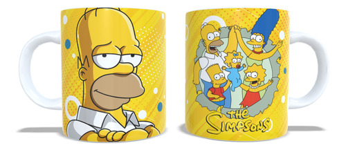 Taza 3d Plastic Art Los Simpsons Homero