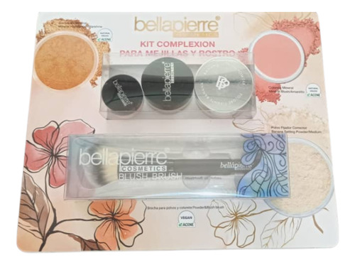 Bellapierre Set Complexion Para Mejilla Y Rostro