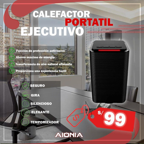 Calefactor Portátil Ejecutivo , Baby Warm , Concept Heater 