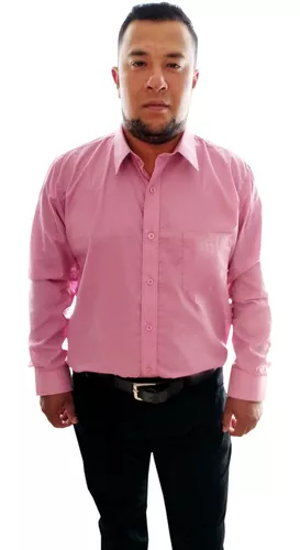 Camisa Rosa Hombre | MercadoLibre 📦