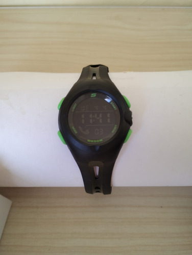 Reloj Negro Skechers Caballero Digital Mod.sr2079 Negro Negro Negro