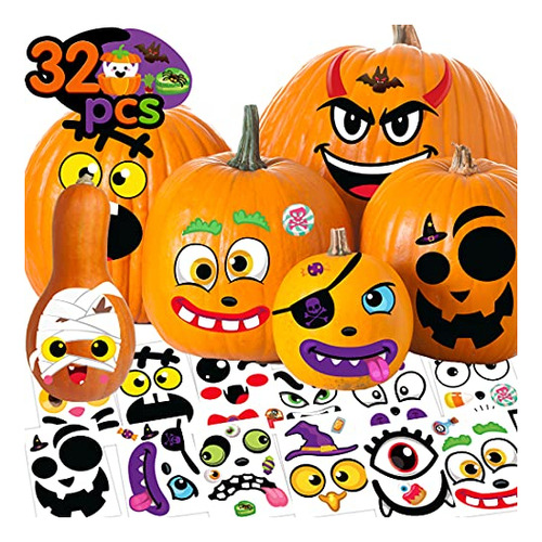 Pegatinas De Cara De Calabaza Pumpkin Decorar 3lk3q