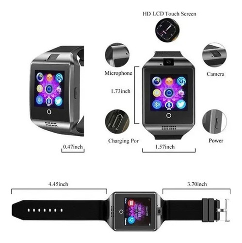 Reloj Inteligente Dz09 Con Tarjeta Sim/cámara Para Android/i