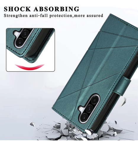 Funda Para Teléfono Samsung Galaxy A56 A36 A26 A16, Funda Tipo Bolsa Con Ranura En Forma De A