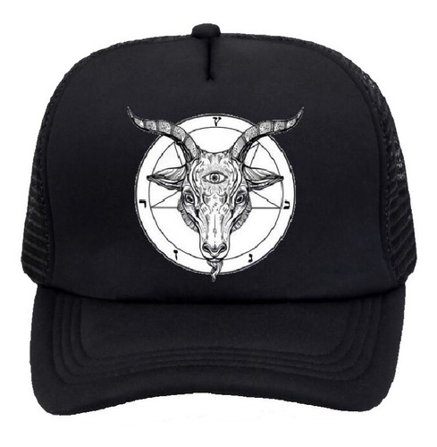 Gorra Trucker Satánica Satan Diablo Satanismo New Caps