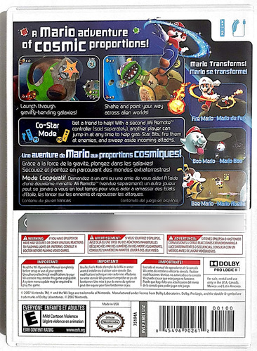 Super Mario Galaxy Coleção Nintendo Wii. (Usado)