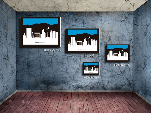 Cuadro Caracas Moderno En Lienzo Decorativo Foto Canvas