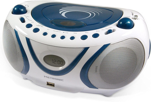 Metronic 477115 - Radio Cd-mp3, Color Azul