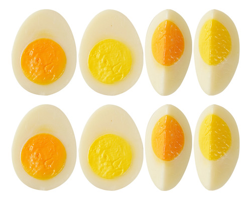 Huevos De Imitación De Fake Food Model, 8 Unidades