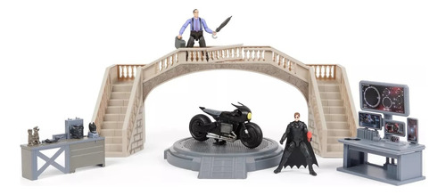 The Batman Baticueva Con Accesorios Dc Spin Master Nuevo