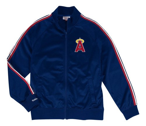 Mitchell & Ness Mlb California Angels Chamarra Entrenamiento