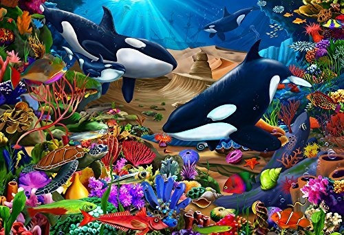 Wondrous Ocean Kid S Jigsaw Puzzle 100 Piezas