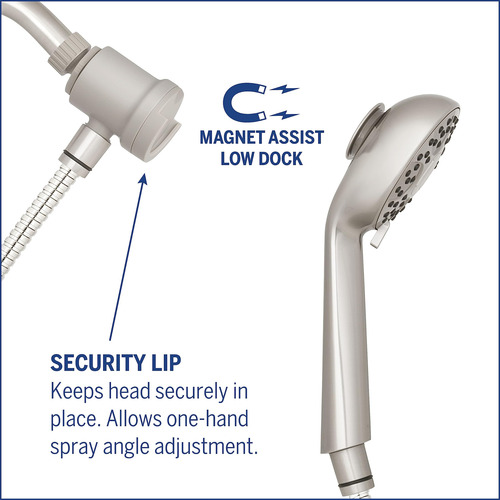 Alcachofa De Ducha Waterpik Magnetic Dual Dock Qmk-759me Bru