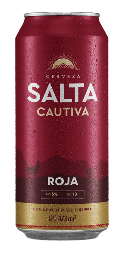 Imagen 2 de 9 de Cerveza Salta Cautiva Roja Lata 473ml La Barra Oferta