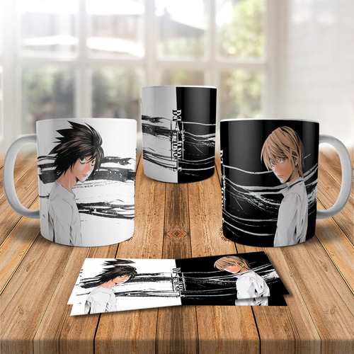 Plantillas Diseños Tazas Animé Manga Death Note Sublimacion