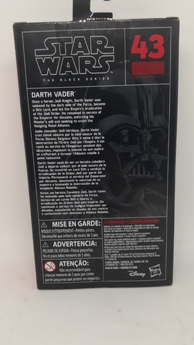 Hasbro Star Wars The Black Series Darth Vader #43 (Usado)