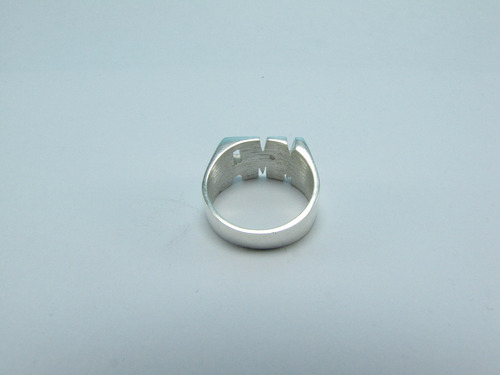 Anillo Plata Triple Inicial, Anillo Letras
