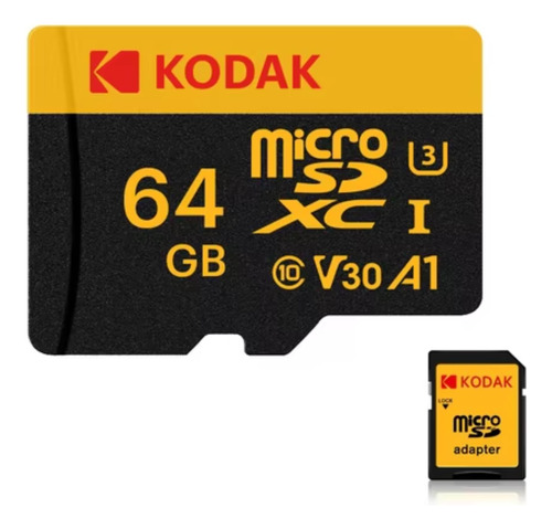 Cartão De Memória Kodak Micro-sd 64gb Com Adaptador Original