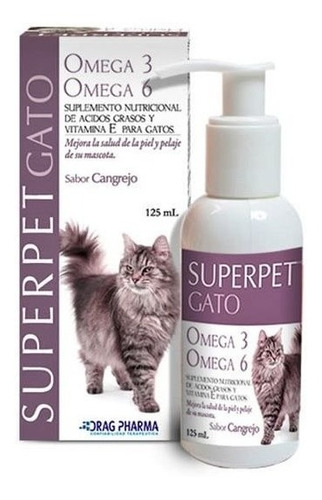 Superpet Gato Omega 3 Y 6 - Suplemento 125ml