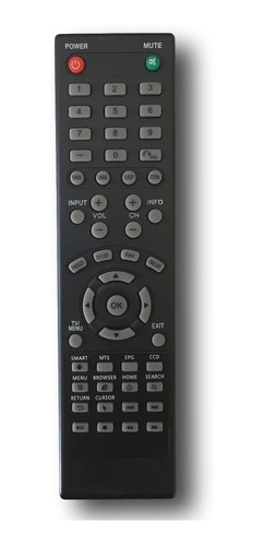 Control Remoto Para Smart Tv Ghia Vios Y  Cobia  V1