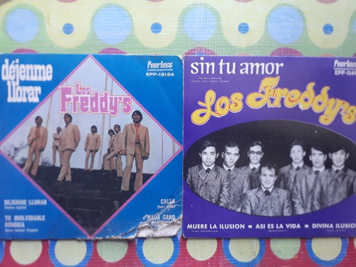Los Fredy's Lp 45 Sin Tu Amor, Dejenme Llorar 