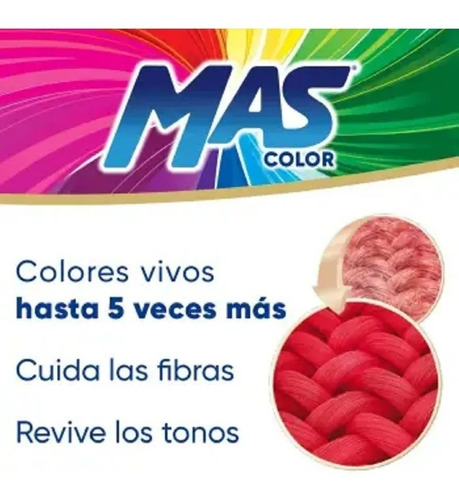 Detergente Para Ropa Líquido Más Color Mas Antibacterial Bot