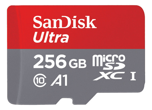 Tarjeta Micro Tf Clase 10 De Memoria Sandisk De 256 Gb Y 150