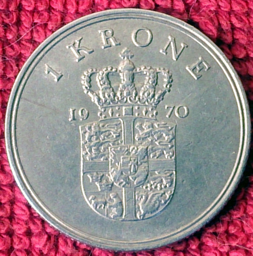 1 Corona Danesa 1970