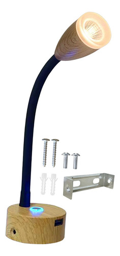 Luz De Lectura Led Rvs, Luz De Cuello De Cisne Negro