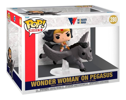 Imagen 1 de 6 de Funko Pop Rides Wonder Woman On Pegasus Nuevo Musicovinyl
