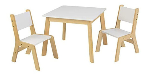 Kidkraft Modern Table Y 2 Juego De Sillas