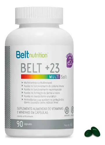 Multivitamínico Belt +23 Soft 90 Caps Belt Nutrition