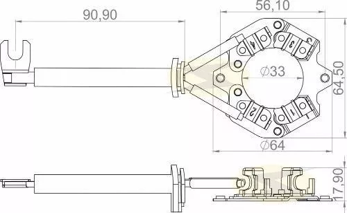 Porta Escova Motor Partida - 11184 - Unifap - Astra