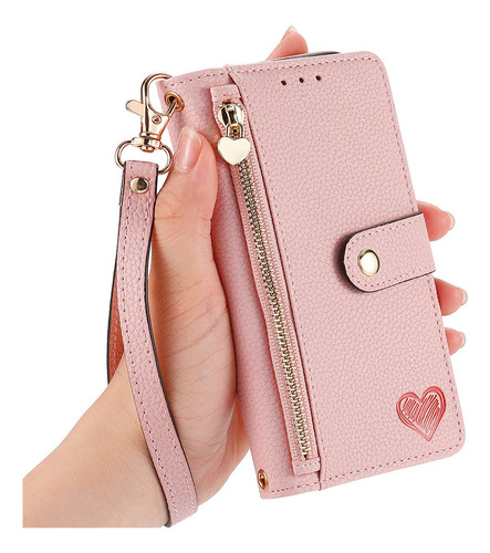 . Funda De Piel Tipo Cartera For Teléfono Oneplus Nord .