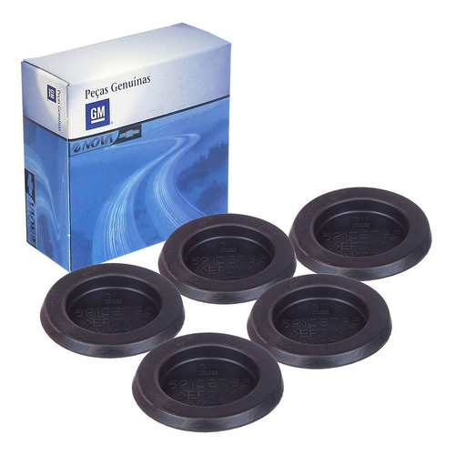 Kit 5 Tampao Borracha Do Assoalho  Kadett 1989 1990 1991