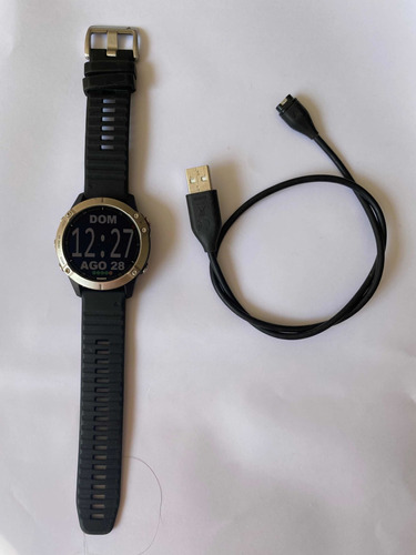 Smartwatch Garmin Fénix 6 Silver W/black Band