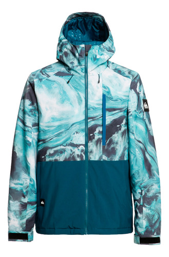 Campera Quiksilver Mission Printed Block 10k Ski Snowboard H