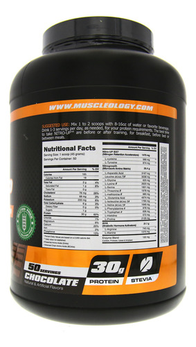 Muscleology Nitro-up Hydrolyzed Whey Isolate Protein, Infuse
