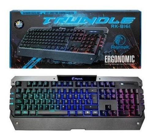 Teclado Gamer Trundle Rk- 8161 Contacto Electricidad Colon