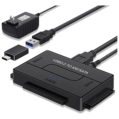 Lector De Disco Duro Usb 3.0 Sata Ide, Adaptador De Dis...