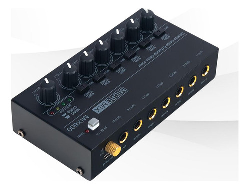 Mezclador De Audio De 6 Canales Consola De Mezcla De Sonido
