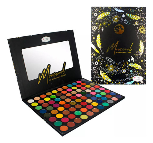 Paleta Sombras 88 Tonos Colores Multicolor Textura Suave