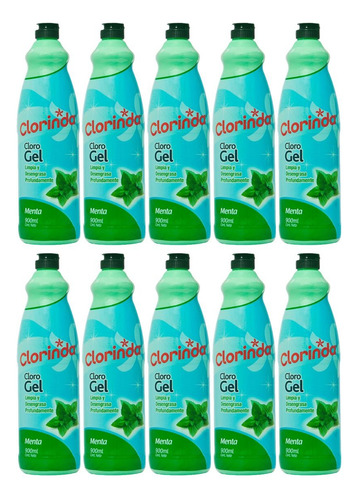 Clorogel Clorinda 900ml Original Hogar Limpio Pack 10
